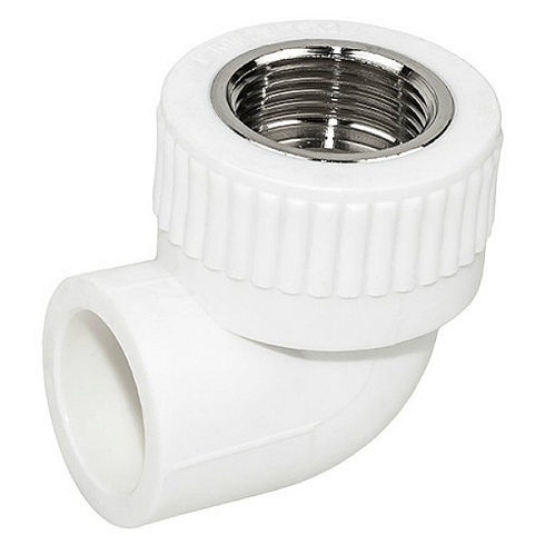 Угол 90° комб. с вн.р. PPR - 20 x 3/4