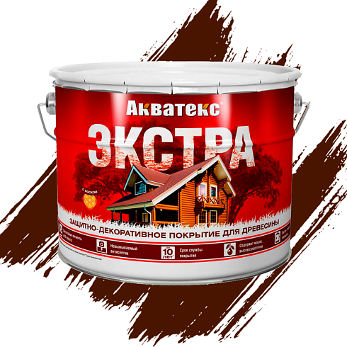 АКВАТЕКС - ЭКСТРА  КАШТАН  9 Л "РОГНЕДА"