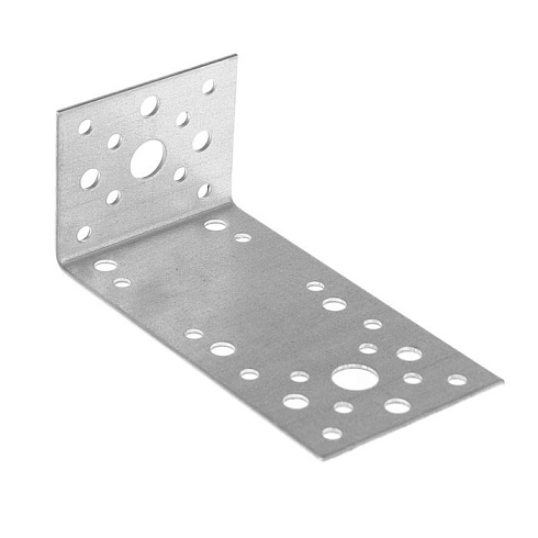 Уголок крепежный ассиметричный 130х50х65х2 мм 