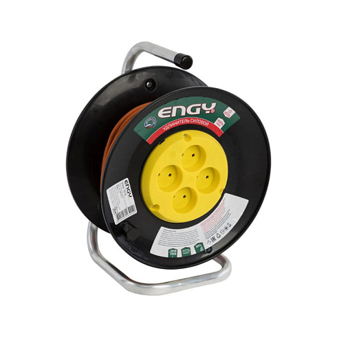 Удлинитель на катушке 4х30м "ENGY Премиум" (ПВС 2х0,75)