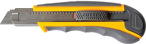 Нож 18мм с запасными лезвиями, 8шт, Пласт-рез."Pobedit" (9005111)