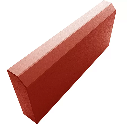 Бордюрный камень 500*210*45 красный