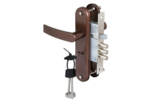 Замок врезной 77311-3В9-6/13(КЛП-88)-РФ61-002ШЗ.У4 (медь)