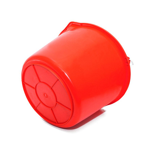 Ведро ударопрочное штукатурно-малярное КРАСНОЕ 20л. (с носиком)(1082220)