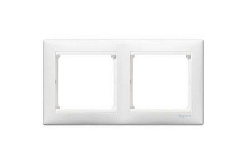Рамка 2-м Valena верт.бел.Leg 774456