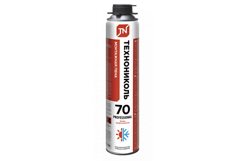 Пена монтажная Технониколь профессионал 70, 885г, Проф, всесезоннная, (239439)