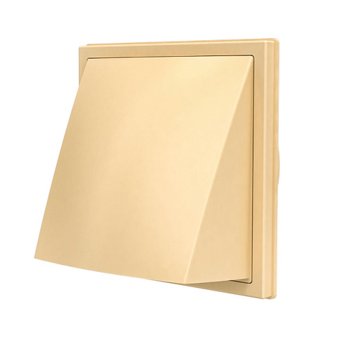 Выход с обрат. клапаном 150х150 с фланцем D100 беж (1515К10ФВ Ivory) (271321)