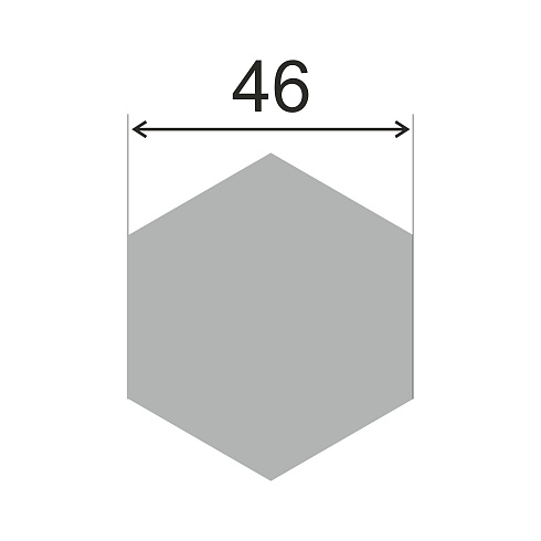Шестигранник г/к 46 (Сталь сорт констр СТ20)