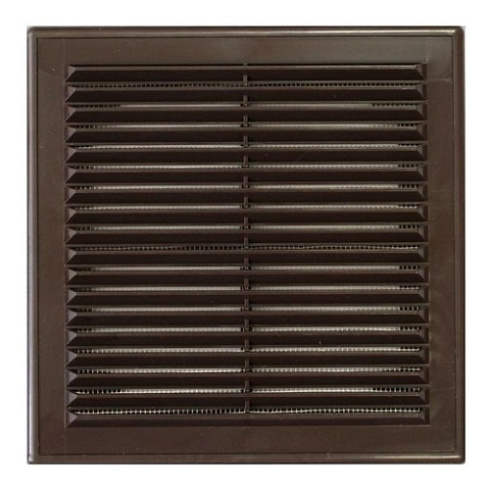 РЕШЕТКА вентиляционная вытяжная АБС 208х208, кор (2121Р кор) (05068)
