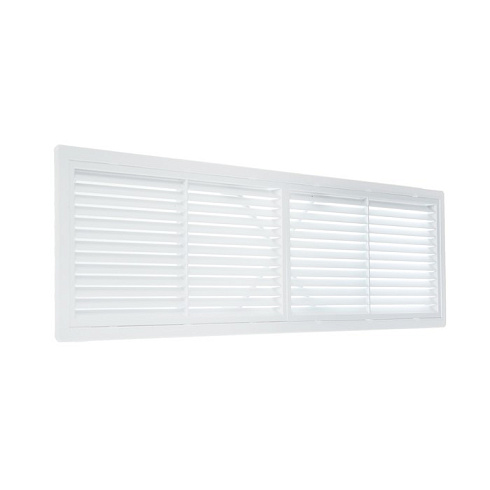 РЕШЕТКА вентиляционная переточная АБС 455х133 (4513РП бел.)