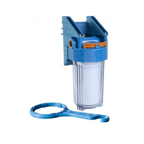 Фильтр для воды Big Blue 10" прозрачн. 1", 180мм под картридж 114мм