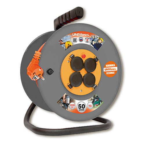 Удл.на кат.4*50м ПВС 3*2,5 ВЕМ-250 термо Universal 9634209