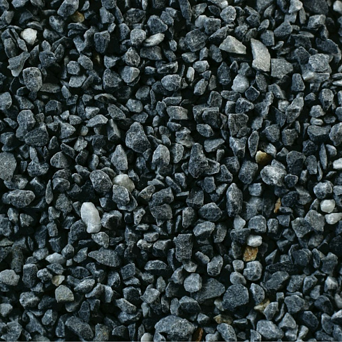 Каменная крошка "Мрамор черный" (фракция 8-20мм)