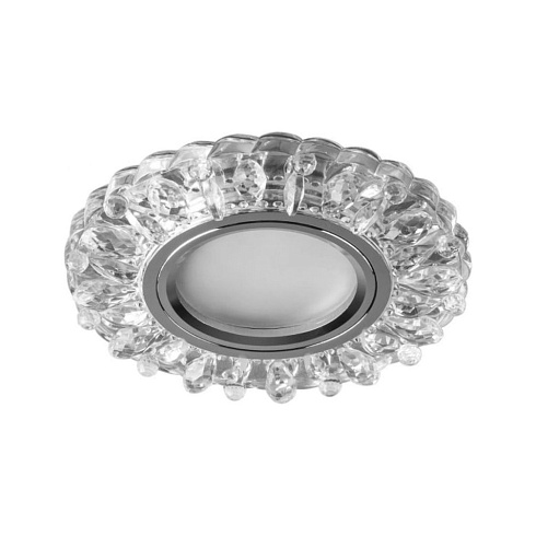 Светильник встраив. c подсвет. CD916 MR16 G53. 230v прозр. без лампы Feron 28988