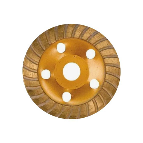 Чашка алмазная по бетону 125мм Turbo Титан (желтая) (СТД-19000125)