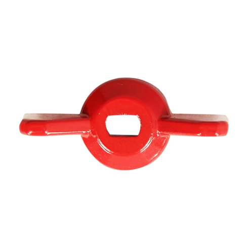 Ручка-бабочка для крана усиленная 1/2-3/4" (красная) (254099)