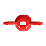 Ручка-бабочка для крана усиленная 1/2-3/4" (красная) (254099)