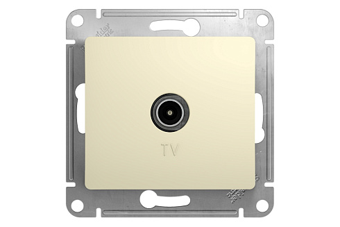 Мех.розет. TV 1-м СП Glossa 1DB беж. Sche GSL000291