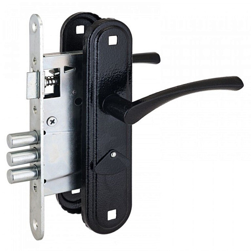 Замок врезной Зенит-ЗВ9-4-2 (черный)