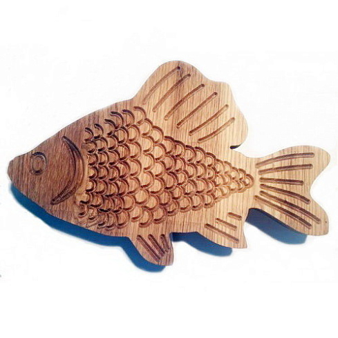 Вентилятор D100/105 круглый с обратным клапаном для саун и бань 03 ММ-S (рыбка)