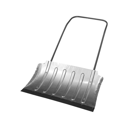 Движок для снега оцинкованный с накладкой 750х430м "Люкс" (8015209)