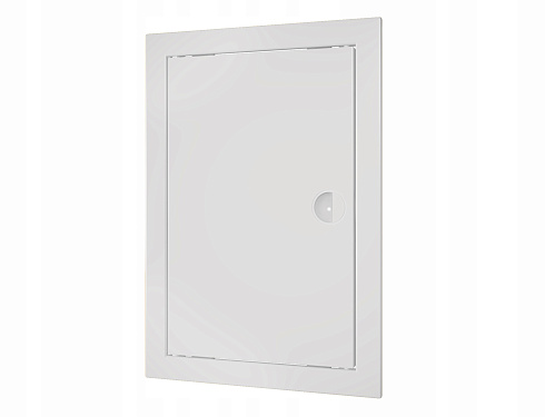 ЛЮК-ДВЕРЦА РЕВИЗ. 218 Х 418 ММ  С ФЛАНЦЕМ 196х396 с ручкой ABC-ПЛАСТИК (Л2040Р)