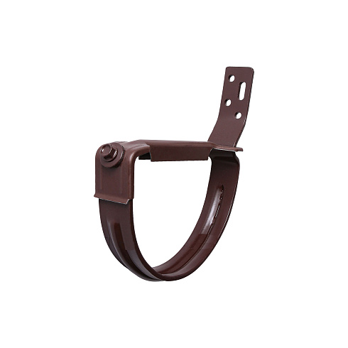 Крепление желоба короткое кор. с фиксат. и саморез.(металл)