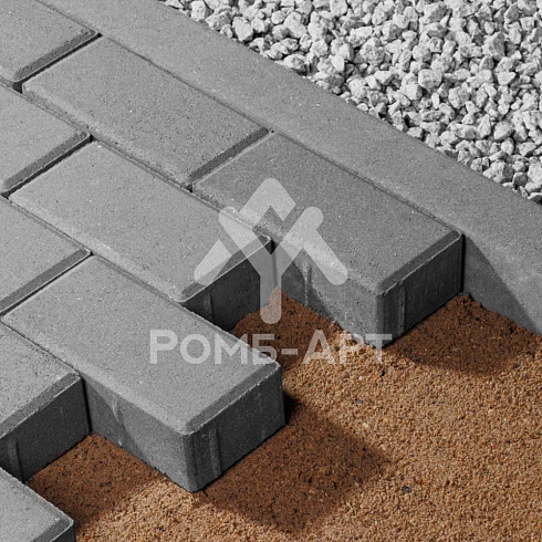 Бордюр Садовый 1000х80х200 Серый МУН