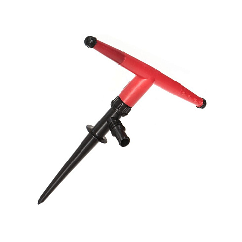 Разбрызгиватель трелепестковый Н-образ подставке,вращающ, быстросъём, Grandy JS-307