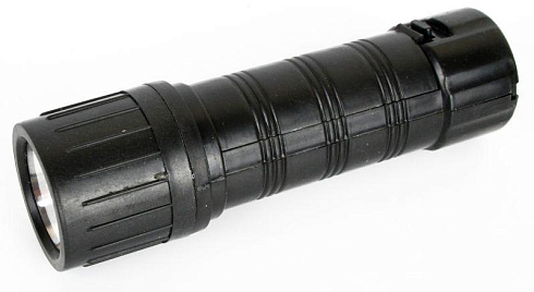 Фонарь 7102-ТН (черн. 1LED 1 реж 2XR03) Ultraflash 11788