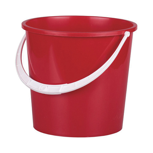 Ведро пласт. 5л ХОЗЯЮШКА с крышкой "Альтернатива" М1178