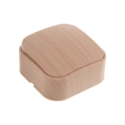 Выключатель 1-кл 1п ОП сосна 10А IP20 IONICH 1434