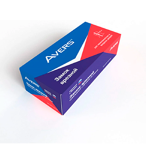 Замок врезной Avers ЗВ9-4-1-4.10 (серебро)