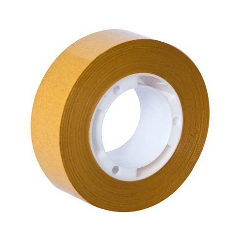 Скотч двухсторонний 19ммх10м прозрачн. для фиксац.бумаги и пленки "Unibob"