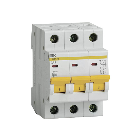 Выкл.авт.мод.3п C 63А ВА 47-29 4,5кА ИЭК