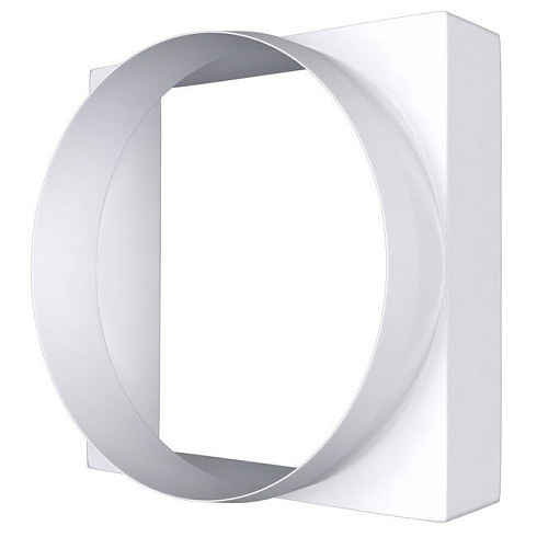 Соединитель квадрата 90х90 с кругл. воздуховодом D100 (09КВ)