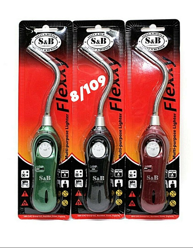 Зажигалка пьезо с гибким соплом Fiexxy