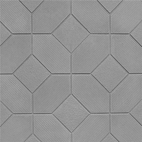 Плитка тротуарная 500*500*50 серая (5007)