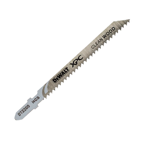 Пилка д/эл.лобзика по дер. ХРС 100х75х2,5х30мм T101В 5шт DeWalt DT2205-QZ 