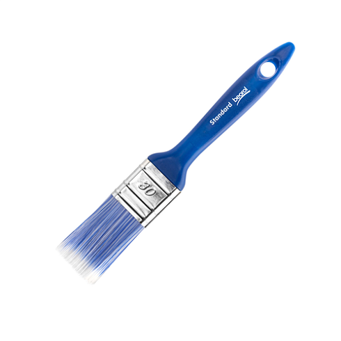 Кисть плоская Стандарт 30х15 мм "beorol" (4) (271729)
