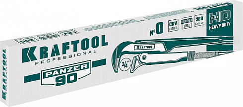 КЛЮЧ ТРУБНЫЙ  "PANZER-90" №1" прямые губки KRAFTOOL(2734-10_z02)