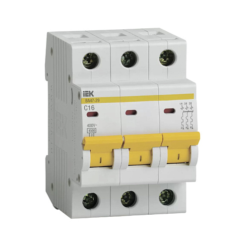 Выкл.авт.мод.3п C 16А ВА 47-29 4,5кА ИЭК