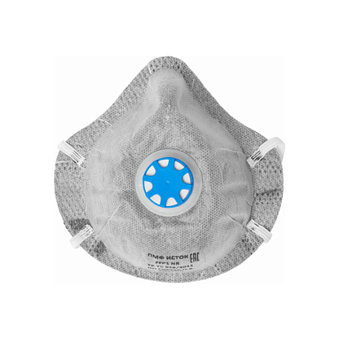 Полумаска формовоч. с клапаном и угольн.слоем FFP1 ИУ "Исток" (258723)
