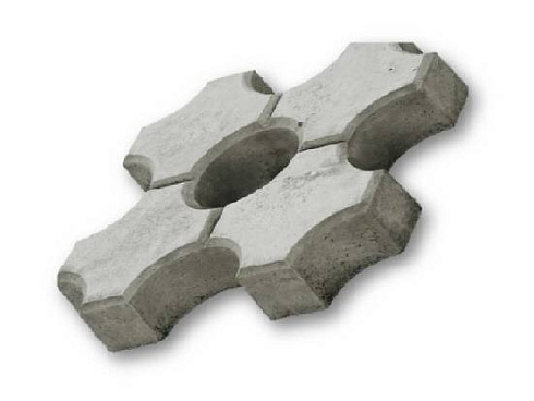 Плитка ЭКО 265*265*60 серая