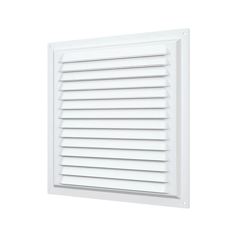 РЕШЕТКА вентиляционная вытяжная стальн. 250 Х 250 БЕЛАЯ (2525МЭ) (02924)