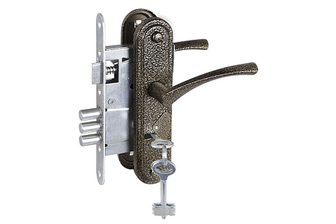 Замок врезной Зенит-ЗВ9-4-2 (бронза)