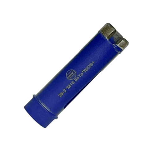Коронка алмазная по бетону SDS+ 25мм безударная (СТК-06400025)