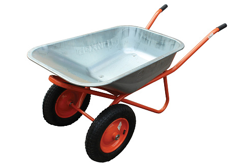 Тачка строительно-садовая 90л.оцинков. 2 колеса