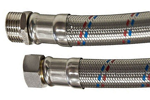 Подводка для воды "Гигант" 1/2"  80см (г-ш) F-М 