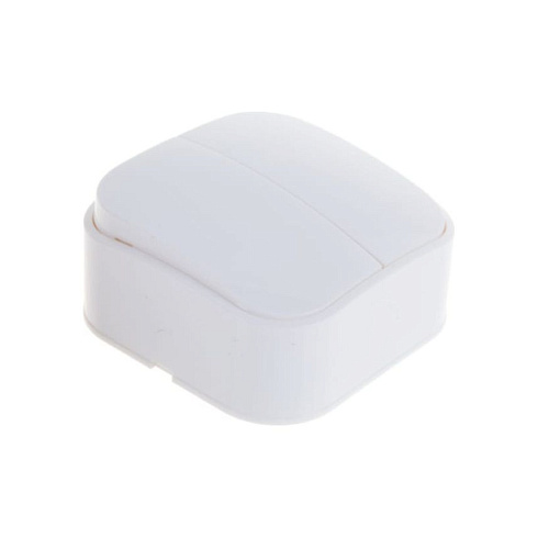 Выключатель 2-кл 1п ОП белый 10А IP20 IONICH 1413